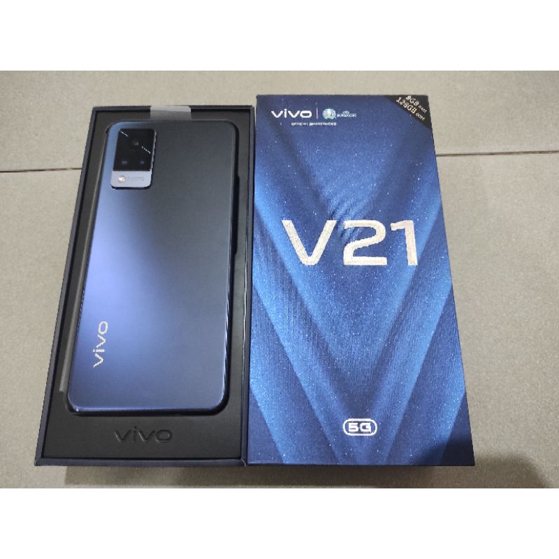 Vivo V21 5G 11/128Gb second like new super mulus fullset acc ori