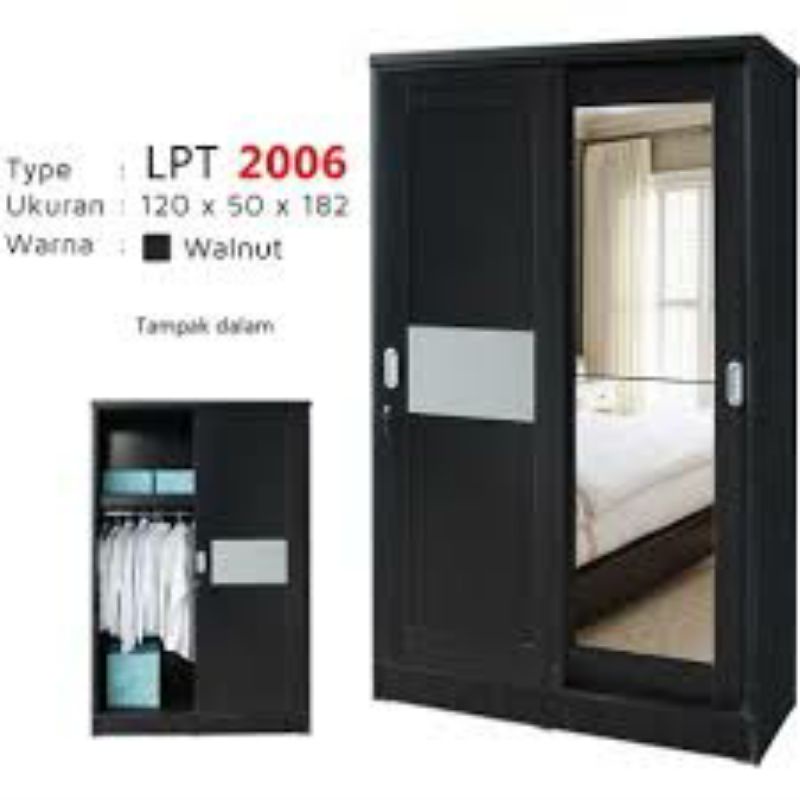 LEMARI PAKAIAN SLIDING LEMARI PAKAIAN LUNAR LEMARI PAKAIAN MINIMALIS LEMARI SLIDING