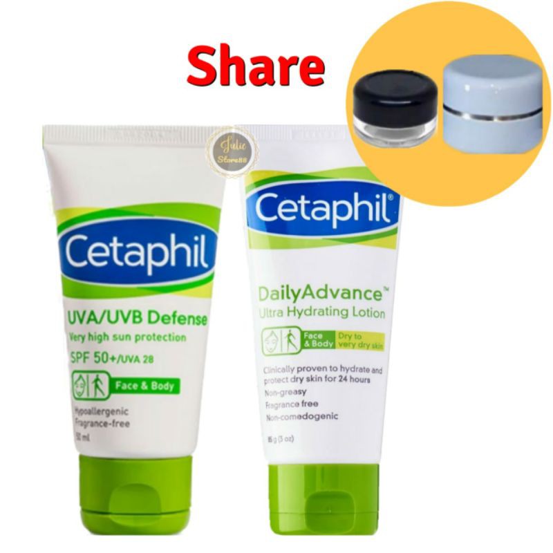 (Share) Cetaphil UVA UVB Defense SPF 50+ DailyAdvance Ultra Hydrating Lotion