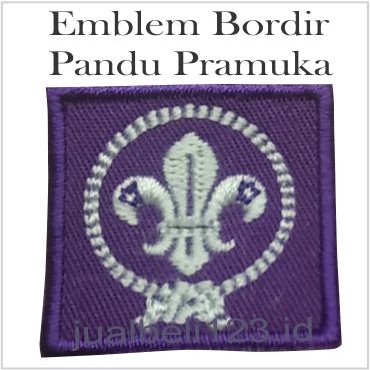 Emblem Bordir Pandu Pramuka