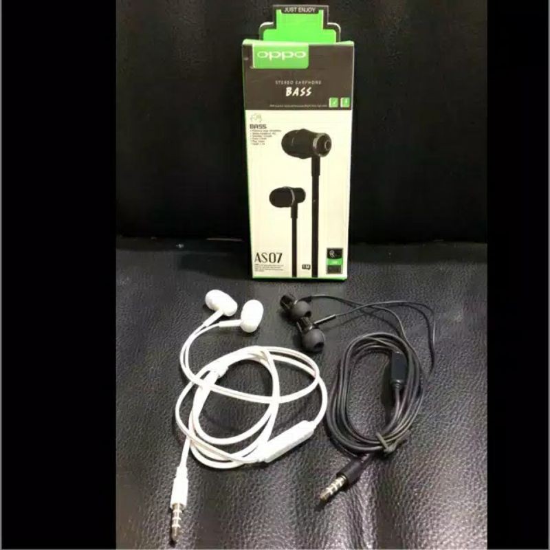 Hf headset AS07 OPPO suara  bass bagus