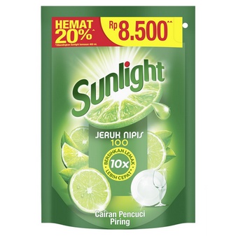 [370ML] SUNLIGHT SABUN CUCI PIRING JERUK NIPIS