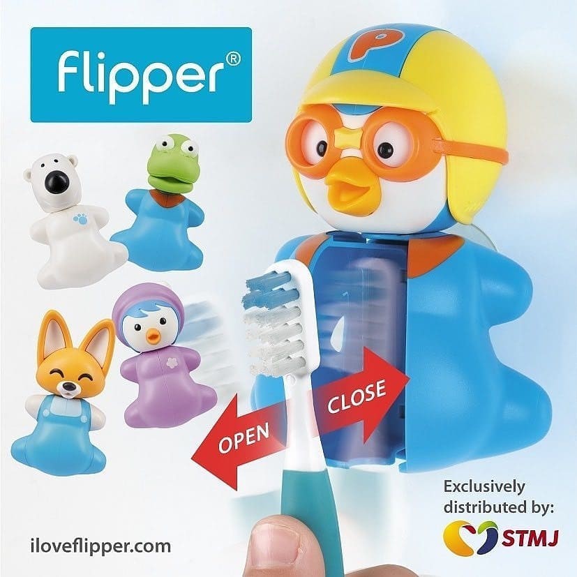 FLIPPER PORORO SERIES / FLIPPER / TEMPAT PENYIMPANAN SIKAT