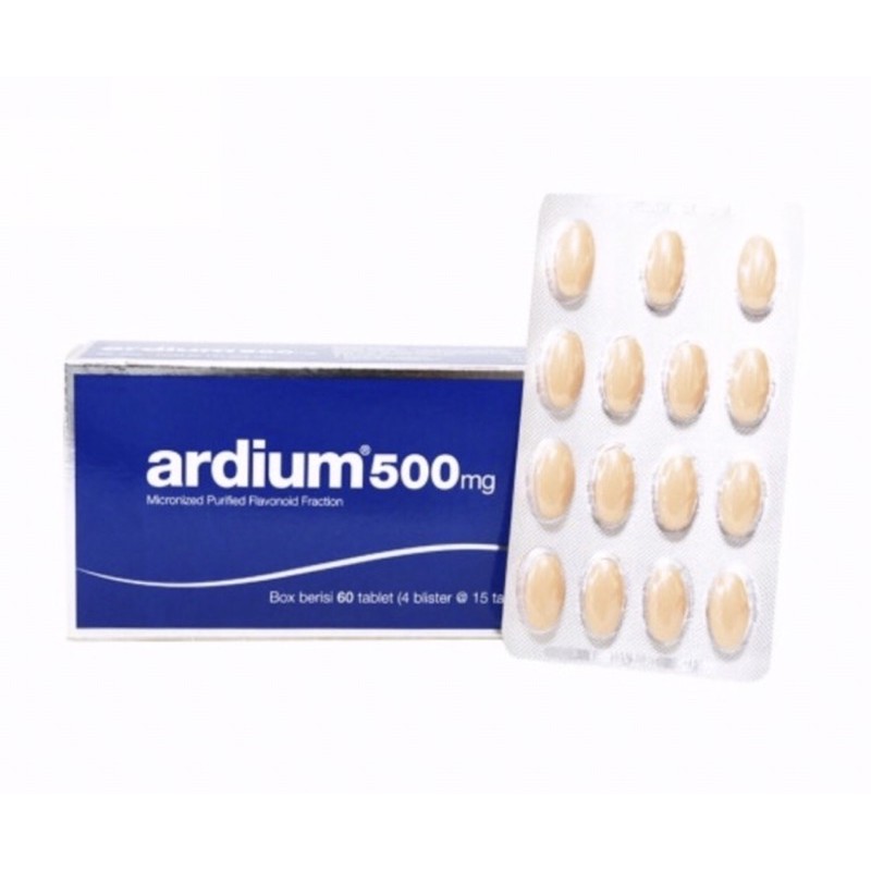 Ardium 500 mg per tablet ( sangat baik untuk menyembuhkan wasir )