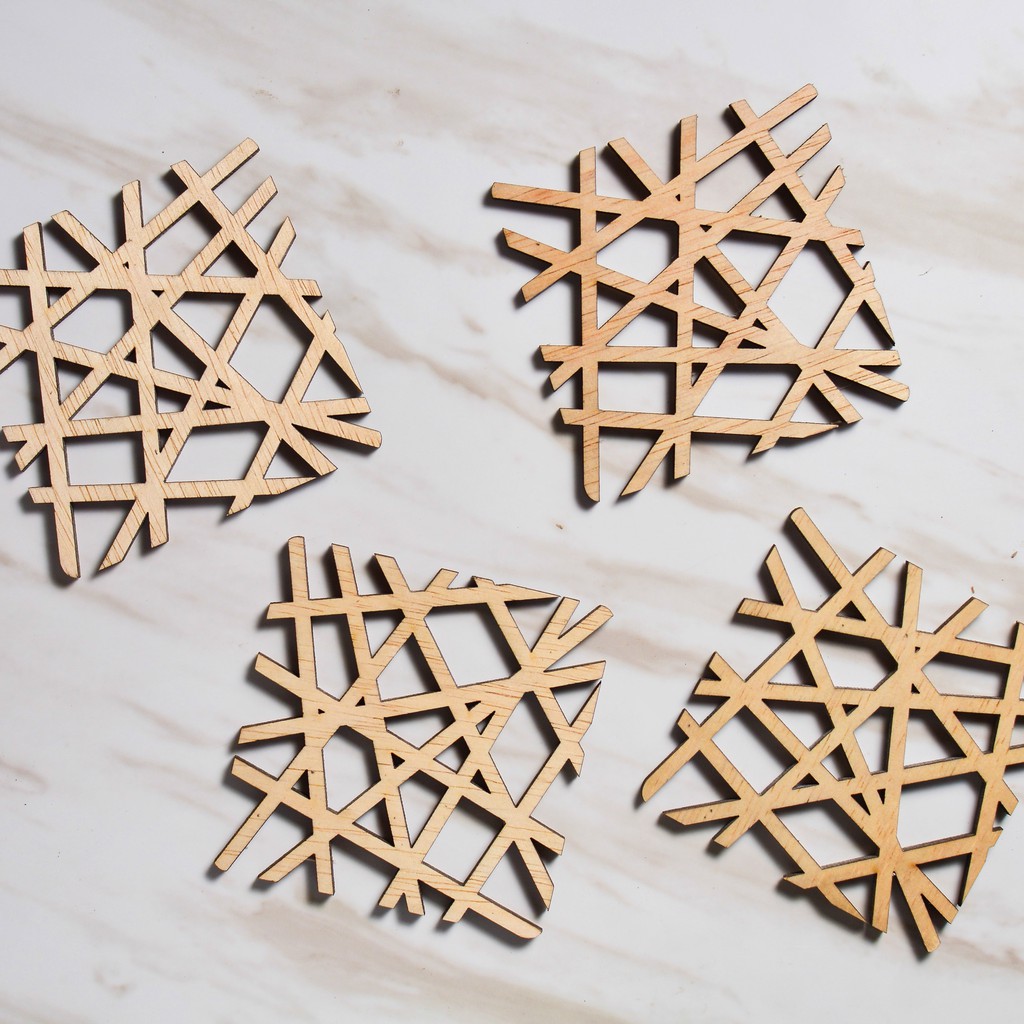 ERGOO Tatakan Gelas Kayu Ergoo / Wooden Coester