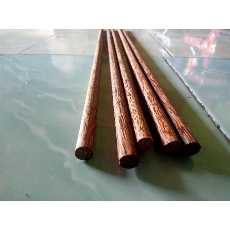 Tangkringan Lovebird Dowel Kayu Kelapa 1 Pasang