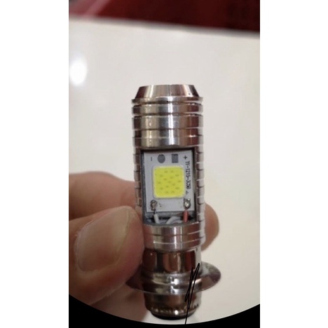 BOLAM LAMPU DEPAN H6 AC DC (1 pcs) LED 12 VOLT KAKI 1 terang 2 sisi impor’ bolam depan
