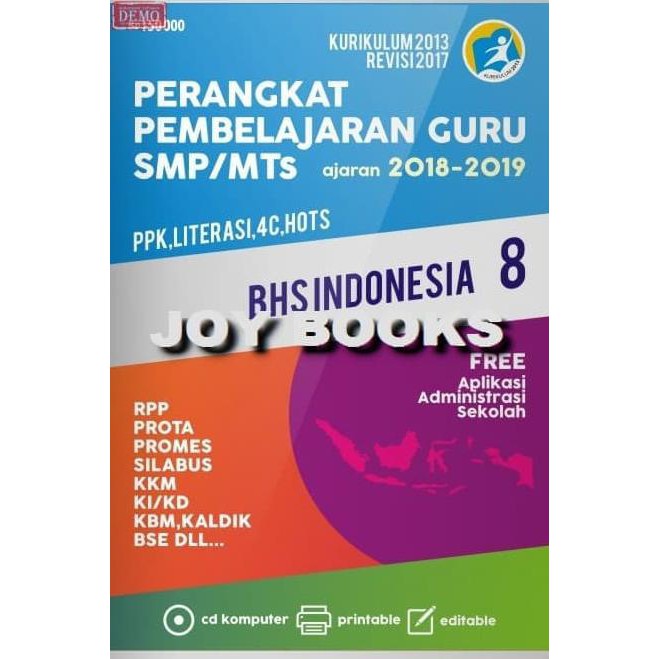 Perangkat Pembelajaran K13 Smp Bahasa Indonesia Revisi 2018 Cara