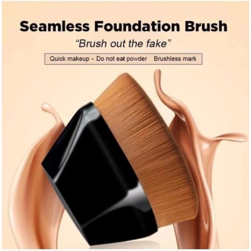 Medan Termurah Brush professional oval Brush foundation with box kuas foundation makeup