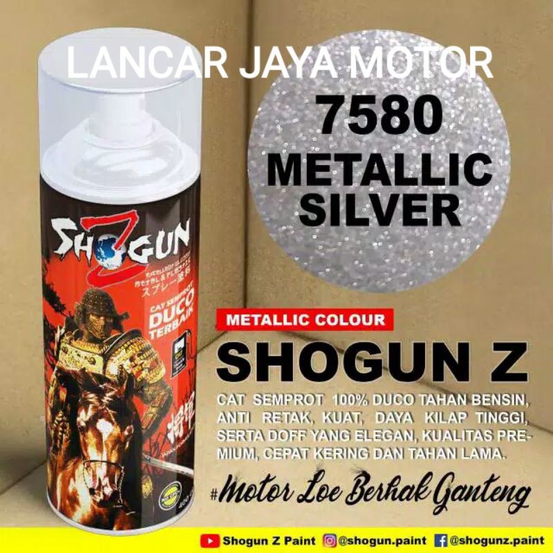 

CAT SHOGUN Z METALLIC SILVER 7580 (400ML)