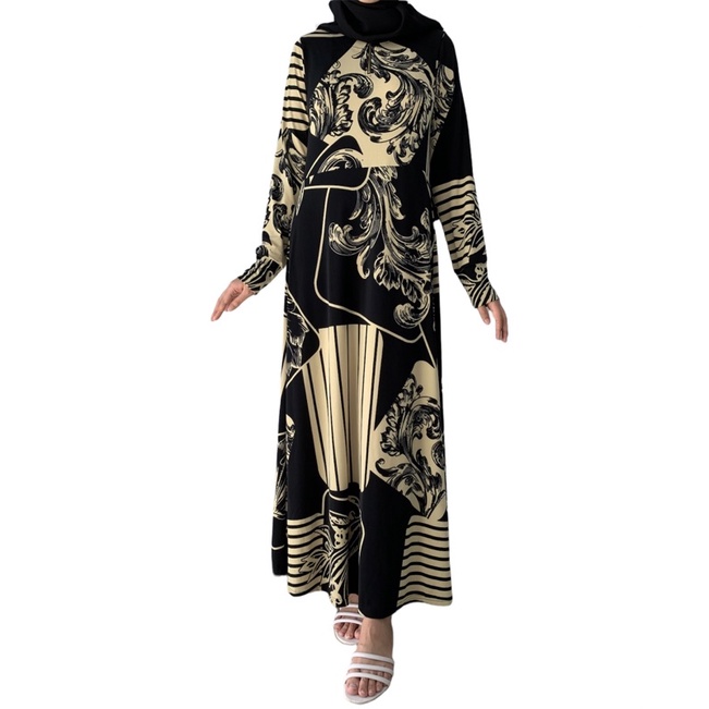 Gamis batik busui muslim syari wanita / nobrand