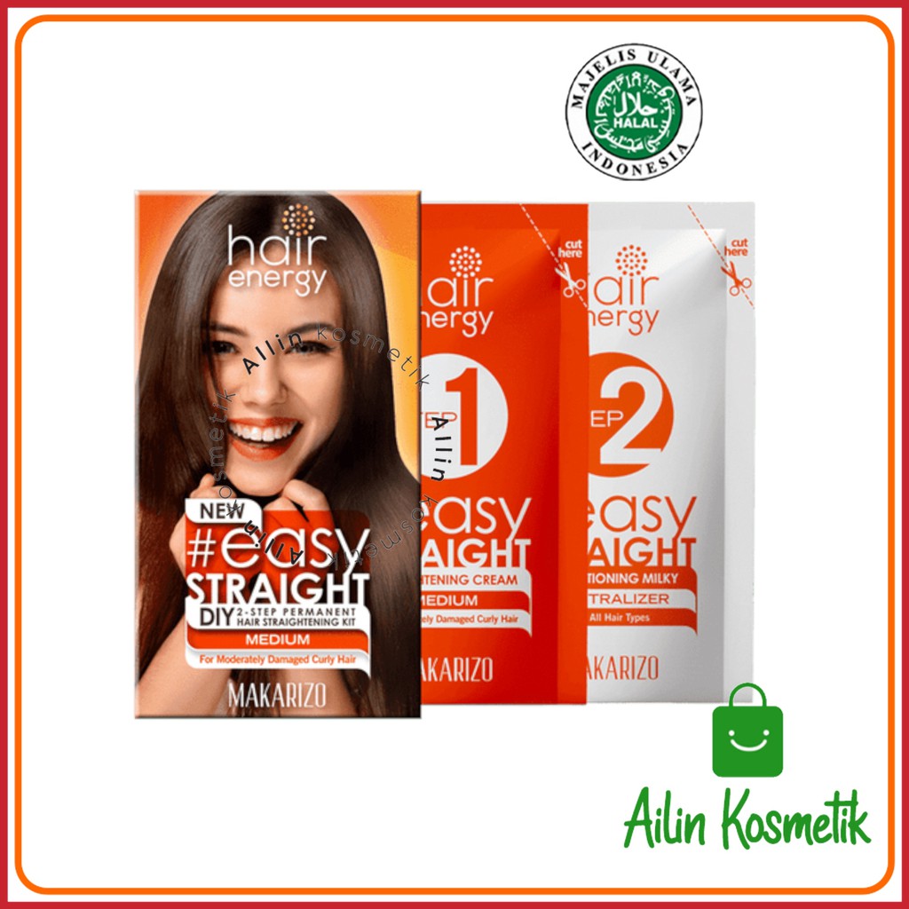 Makarizo Hair Energy Easy Straight 80ml 120ml by AILIN