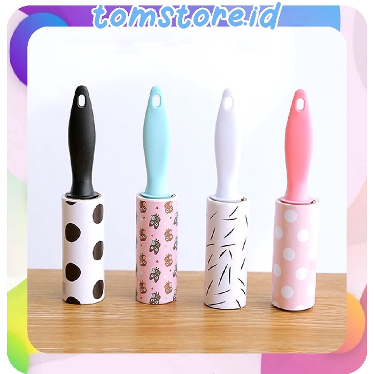 TOMSTORE.ID Sticky Roll Pembersih Bulu Kucing Anjing Di Baju Penghilang Sisir Kecil Rontok Sikat Rol