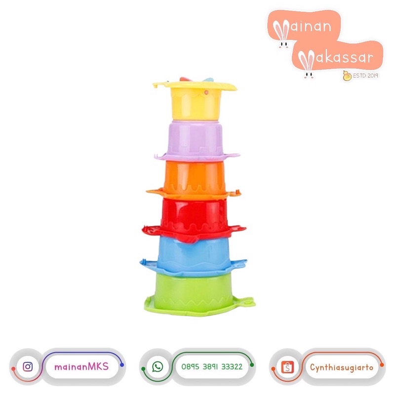 Stacking Cups Educational Toys for Children