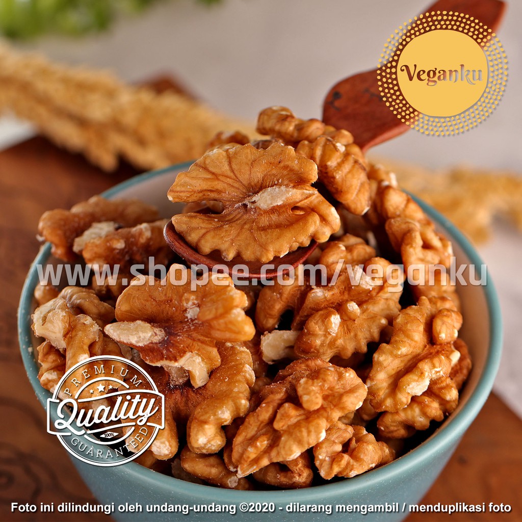 

Veganku - Fresh WALNUT Mentah 250gr Kacang Otak Premium Organik Impor