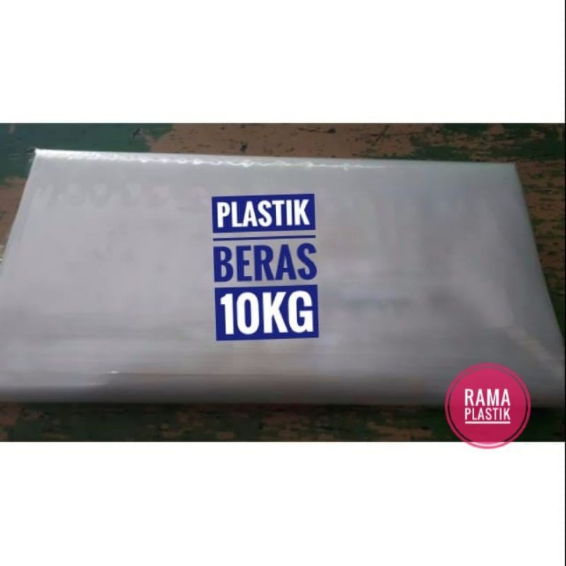Kantongan plastik PE untuk beras 10kg