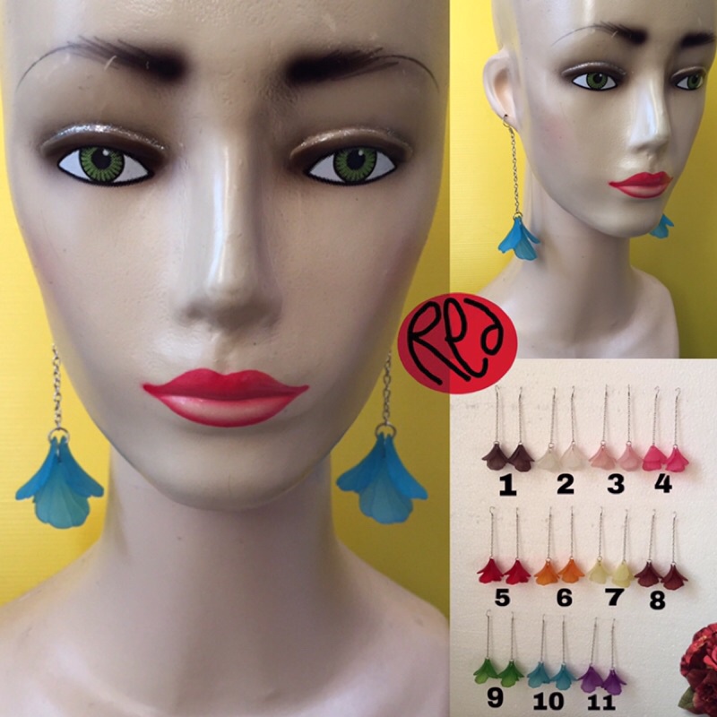 Anting Daun 3 / Anting Panjang