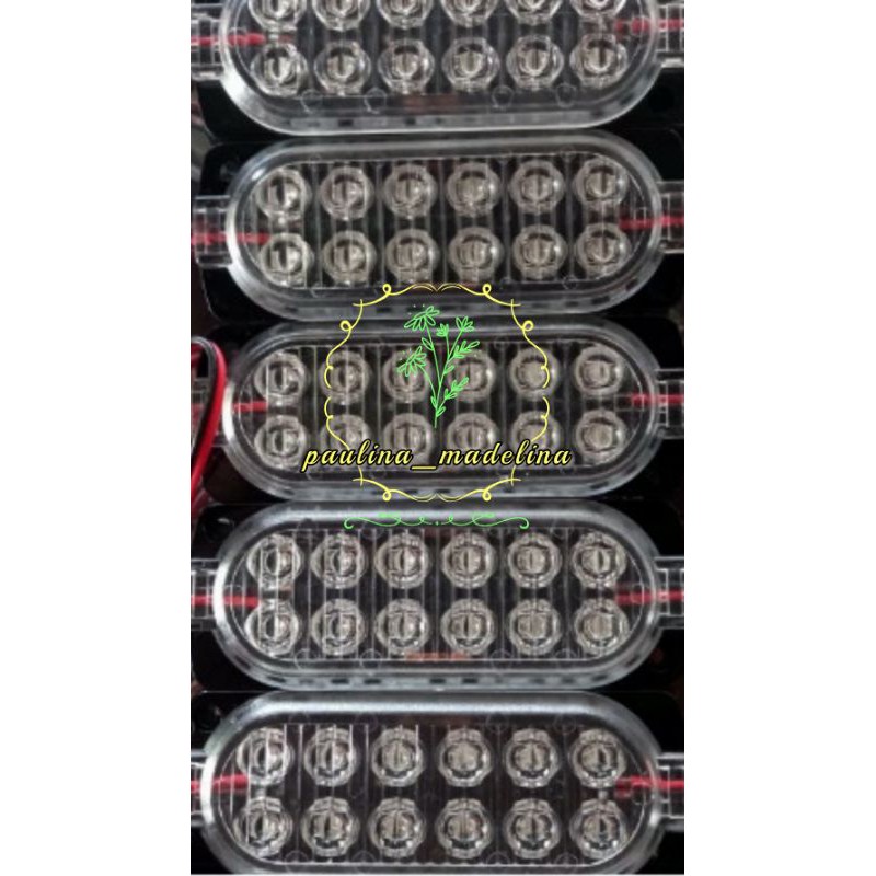 TERMURAH Modul LED RGB 12 MATA 12V DAN 24V ULTRASONIC MUTAR TAHAN AIR WARNA WARNI TRUK MOBIL Variasi