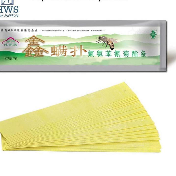 Langsung Beliii.. Pembasmi Kutu/Tungau pada Lebah (Fluvalinate Strip) - Peternakan Tawon Rimba Raya