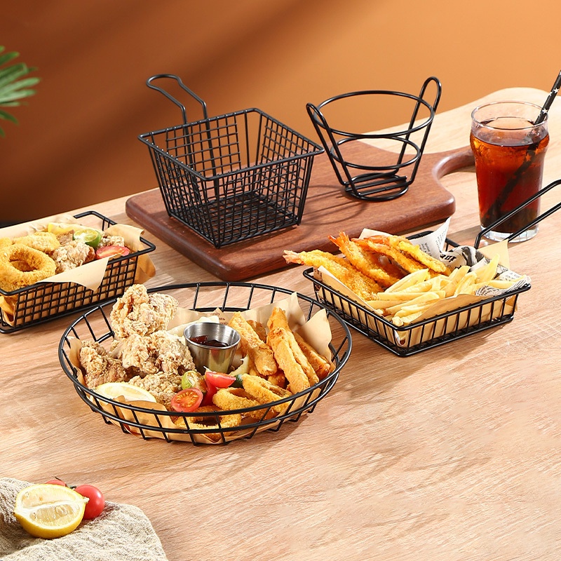 Wadah Kentang Goreng/Keranjang Kentang/Fries Keranjang/Wadah Keranjang Saji Kentang/Fries Serving Basket