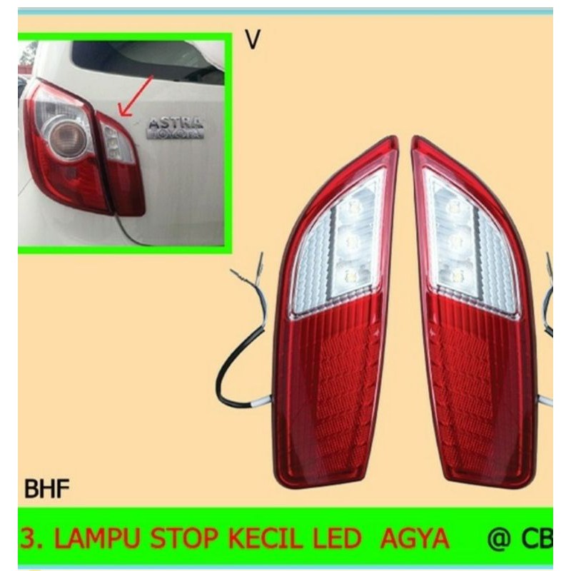 Lampu stop kecil led agya