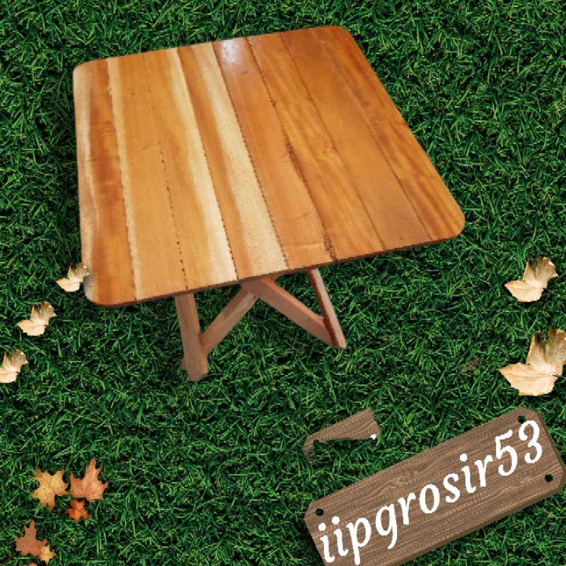 meja mini lipat/kursi kayu mini lipat