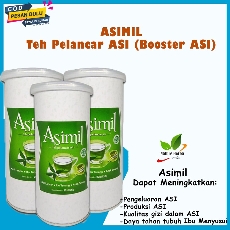ASIMIL Asi Booster Minuman Pelancar ASI Ibu Hamil Menyusui - Teh Pelancar Asi