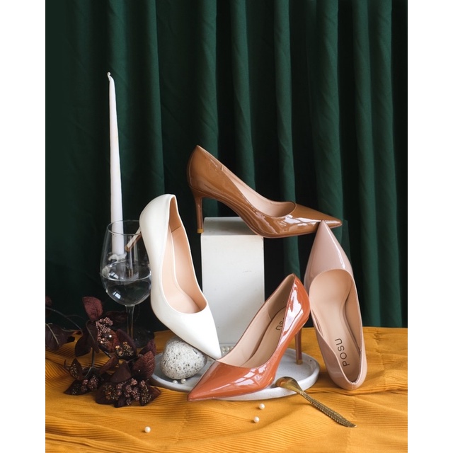 POSU Arla 8cm - Sepatu Heels Wanita - Sepatu wanita - Heels Wanita
