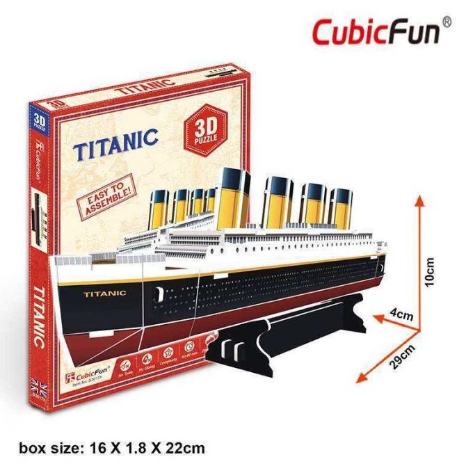 Promo Puzzle 3D | Titanic - Kapal Titanic | 3D Puzzle Bangunan Terkenal 688F