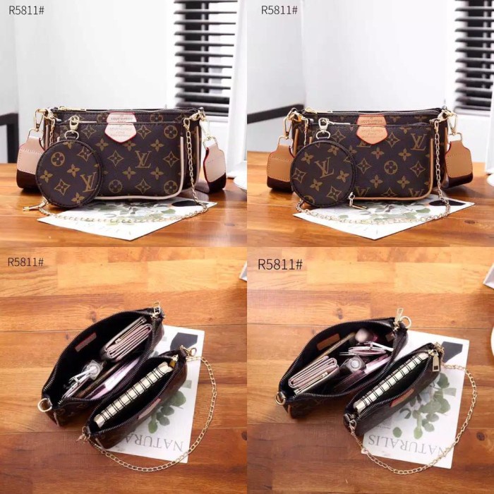 

(TERLARIS) TAS LV POCHETTE SUPER 3 IN 1 FREE PAPERBAG SERTI BUKU 2 TALI