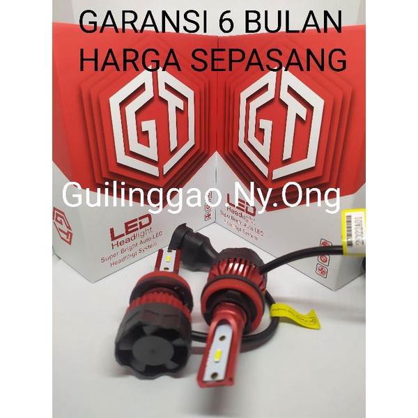 Led GT LIGHT  H11/H16 GT Light Super Bright Jamin Terang Garansi 6 Bulan