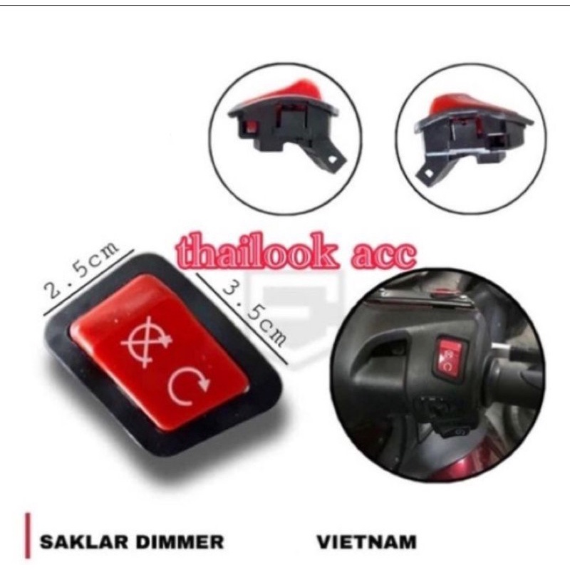 Paket tombol Saklar Starter Starter stater plus Saklar tombol Engine On off dim Idling stop Honda Vietnam