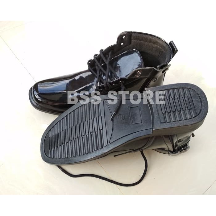 Sepatu PDH TNI / Polri Mengkilap (Tali)