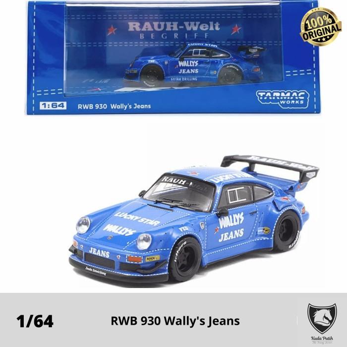 Tarmac Works 1/64 Rwb 930 Wally'S Jeans Porsche Tarmac64 By Eastern