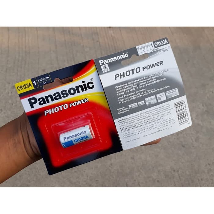 Baterai Battery Batrai Panasonic Cr 123 a CR17345 Original