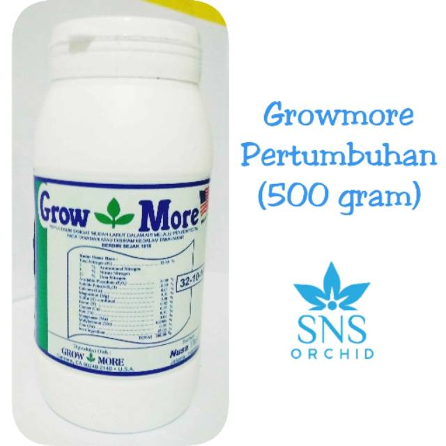 Jual Growmore Hijau Gram Pupuk Daun Pertumbuhan Grow More