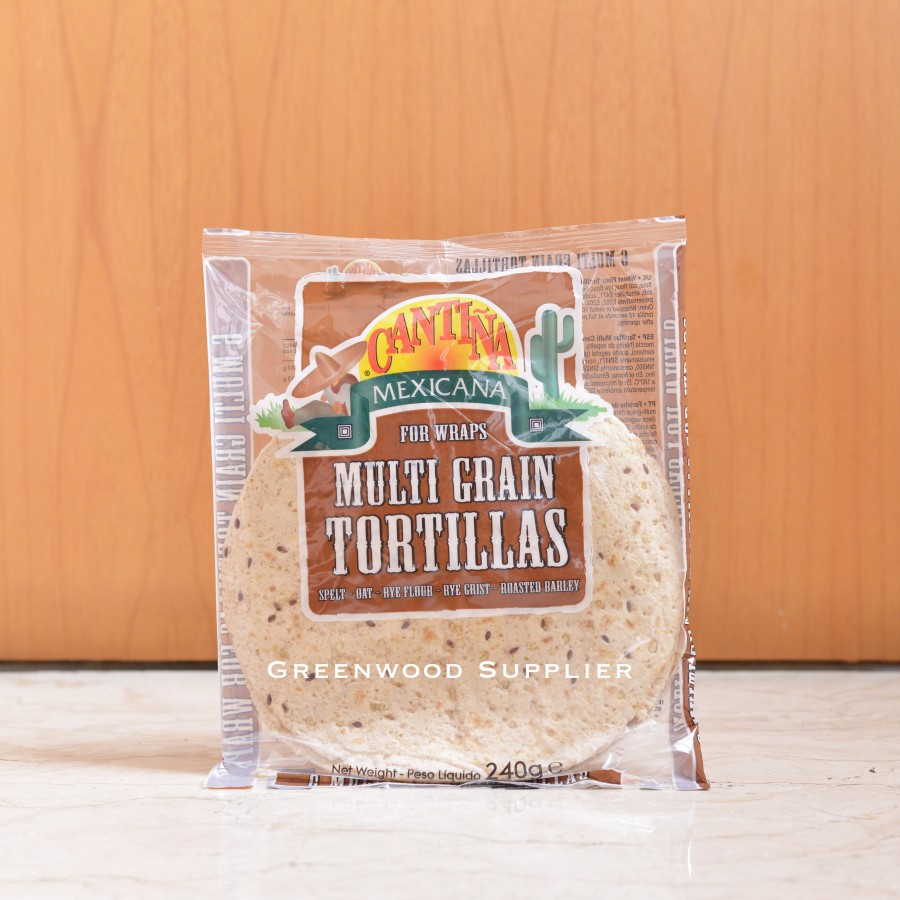 

Cantina Mexicana 6 Wrap Multi Grain Tortillas - 240G