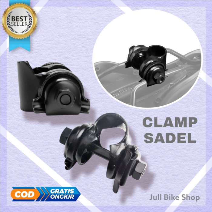 Clamp sadel sepeda anak mtb fixie lipat klem penjepit jok seatpost