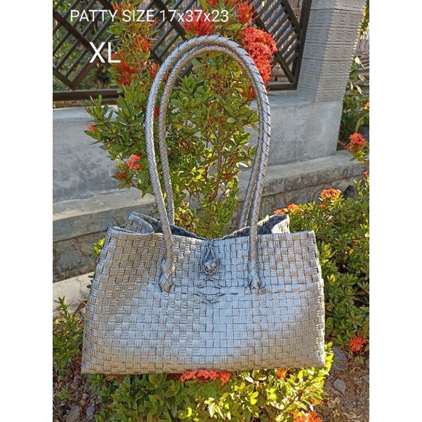 Tas Anyaman Plastik Jaly-Jaly Patty Size XL