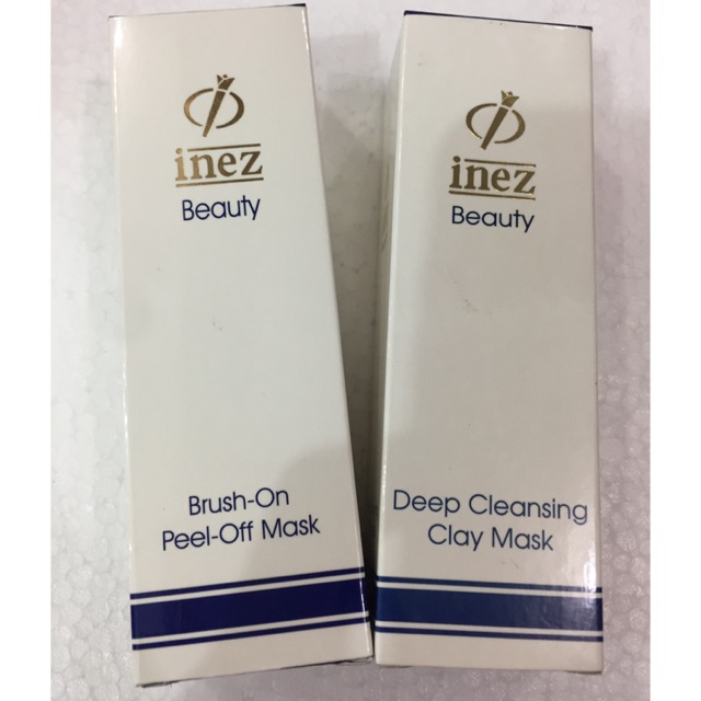 INEZ BRUSH ON PEEL OFF MASK &amp; DEEP CLEANSING CLAY MASK @MJ