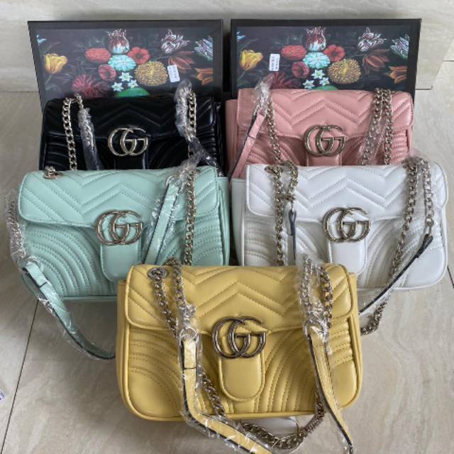 TAS GUCCI MARMONT NEW PASTEL