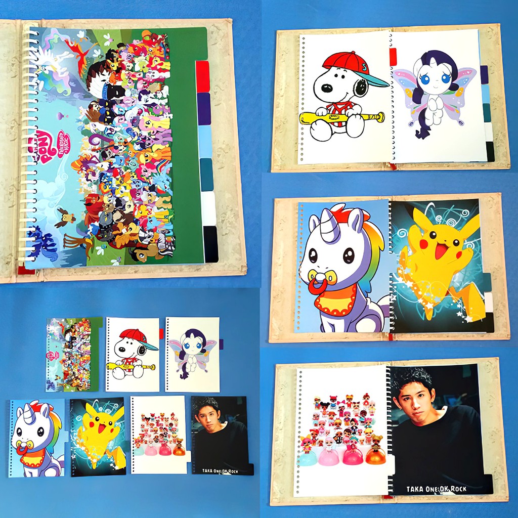 

Pembatas Binder Organizer Kartun Campur 2 Ring, 6 Ring, 20 Ring, 26 Ring 1 Set 7 Lembar Murah