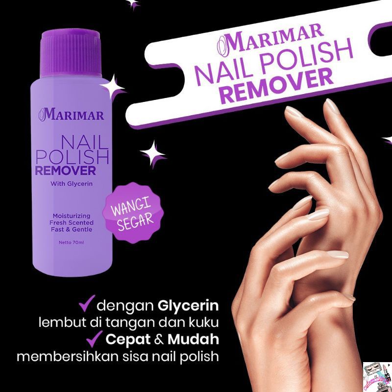 ☃Cutezz_Ching1☃Marimar Nail Polish Remover - Aseton 70ml