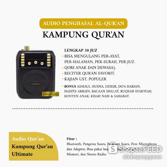 Audio Tahfidz Kampung Qur’an