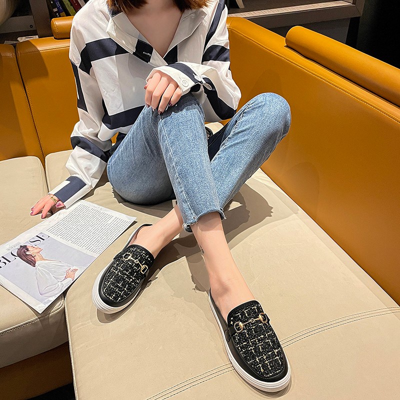 aid 0115,sepatu wanita flat slip on sepatu import fashion cantik dan terkiniian sepatu wanita import fashion