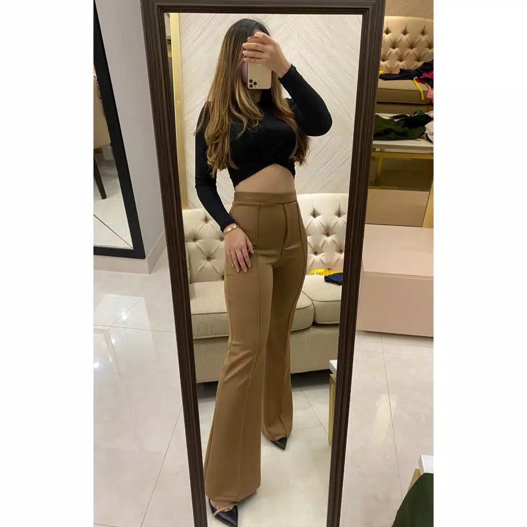 CATHERINE PALAZZO HW CUTBRAY PINGGANG FULL KARET /TERMURAH