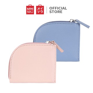 MINISO Dompet Koin Wanita Zipper Geometri Shopee Indonesia