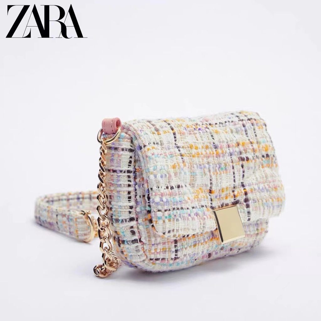 TAS WANITA SLING BAG ZARA4 MINI KAIN / TAS SELEMPANG MINI KAIN TERBARU / TAS MODERN KUALITAS IMPORT !! #3513