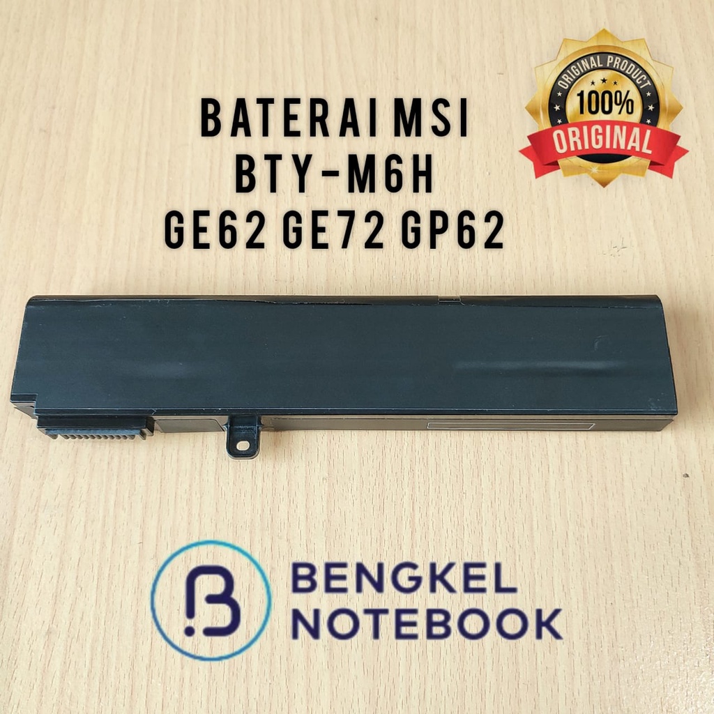 Baterai MSI BTY-M6H GE62 GE63 GE72 GE73 GL62 GP62 GL63 GP62 MS-1792 PE70 Original