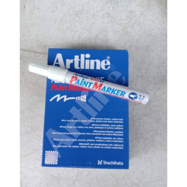 

Spidol permanent PUTIH artline 1 pack